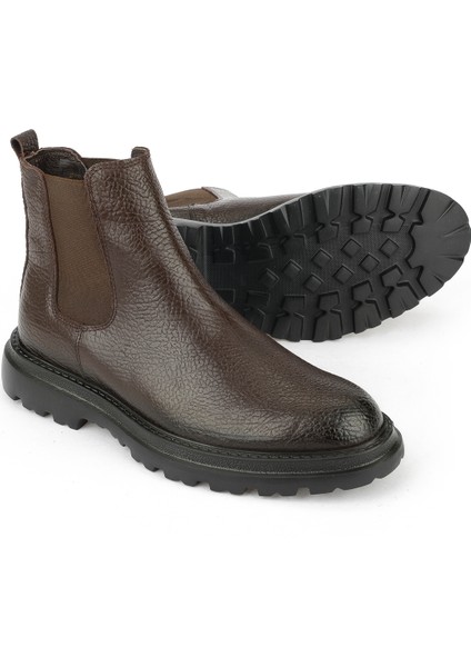 , Erkek Hakiki Deri Bot 1531043Z42015 Kahve fırsatları