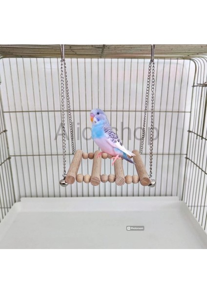 Muhabbet Kuşu Kafes Aksesuarları 3 Lü Set Kuş Oyuncağı Kuş Salıncağı Kuş Tünegi fırsatları