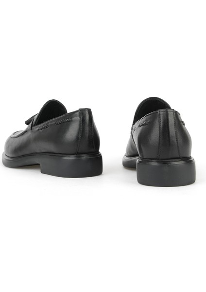 , Erkek Hakiki Deri Ayakkabı 1531043Z4193 Siyah