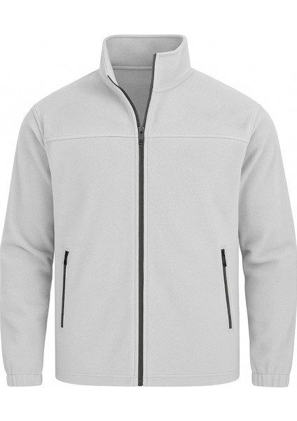 Genıus Store Erkek Polar Bato Yaka Tam Fermuarlı cepli polar Bato-Polar fırsatları