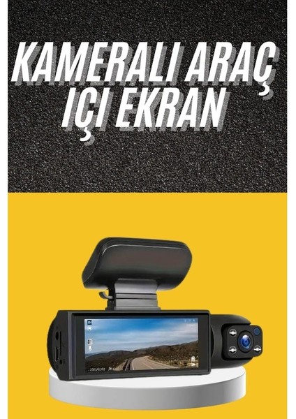 Araç Kamerası 3 Lens Video Hd 1080P Hd Video Drm8 fiyatları