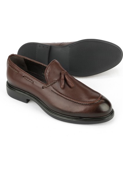 , Erkek Hakiki Deri Ayakkabı 1531043Z4193 Kahve fırsatları