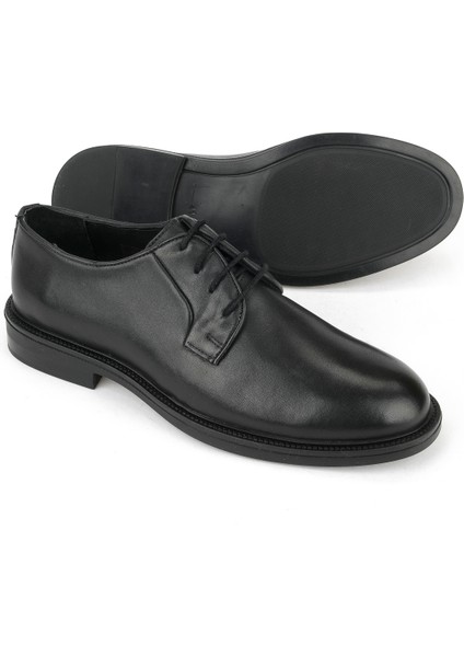 , Erkek Hakiki Deri Ayakkabı 1531043Z41214 Siyah fırsatları