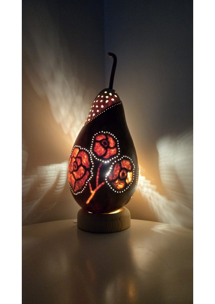 Çiğ Damlası Kabak Lamba Rose Dekoratif Aydınlatma fiyatları