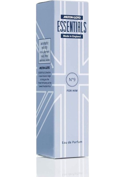Milton Lloyd Essentials No 9 For Him Edp 50 ml Erkek Parfümü fiyatları