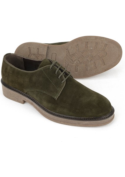 , Erkek Hakiki Deri Ayakkabı 1531043Z0210 Haki fırsatları