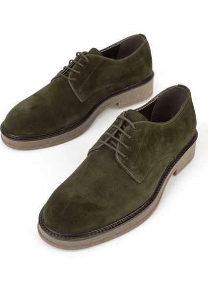, Erkek Hakiki Deri Ayakkabı 1531043Z0210 Haki indirimleri