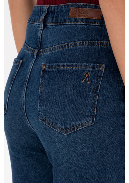 Kadın Koyu Mavi Pantolon (Jean) 50316560-DN0023