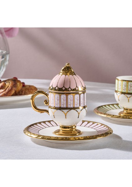 Faberge Egg Flowers 2 Kişilik Kahve Fincanı 70 ml modelleri