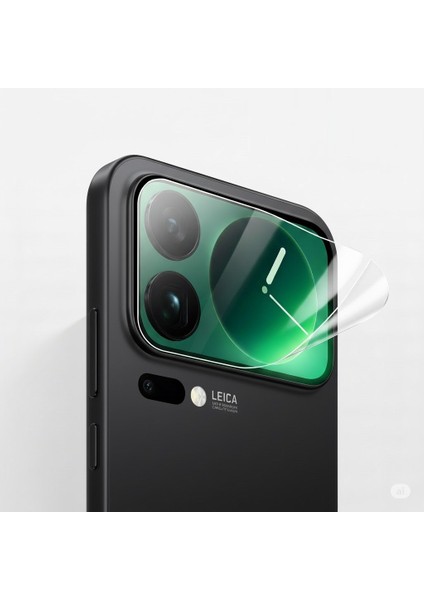 Xiaomi 17 Pro Uyumlu Arka Mini Ekran 3 Adet Ekran Koruyucu Nano Jelatin modelleri