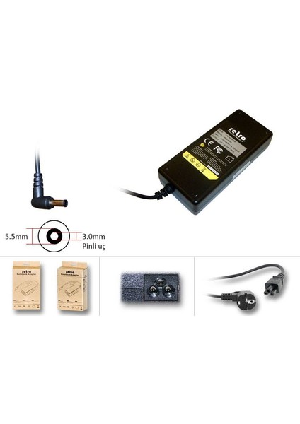 Samsung 19V 4.74A 90W Notebook Adaptör RNA-SG04