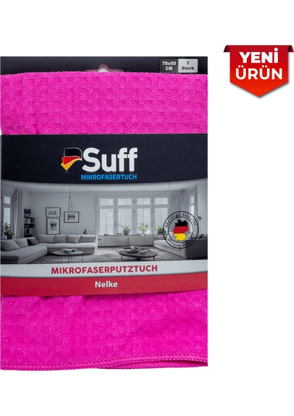 Nelke Büyük Kareli Genel Temizlik Bezi 70X50 1820