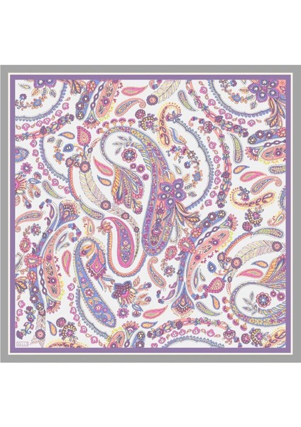 Saf Ipek Eşarp 4111D02( Twill Ipek) -35 Gri fırsatları