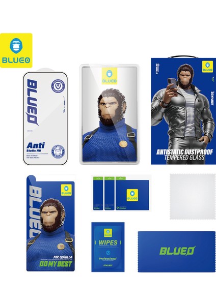 Anti Static Hd iPhone 17 Pro Uyumlu Toz Çizilme Parmak Izi Önleyici Cam Ekran Koruyucu