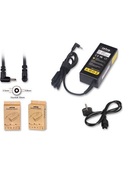 Casper Nirvana Cbe, C18 65W Ultrabook Notebook Adaptörü RNA-HR05