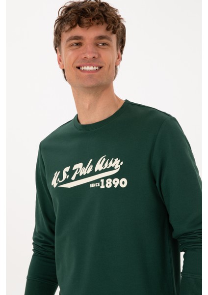 Erkek Koyu Yeşil Sweatshirt 50316315-VR079 fiyatları