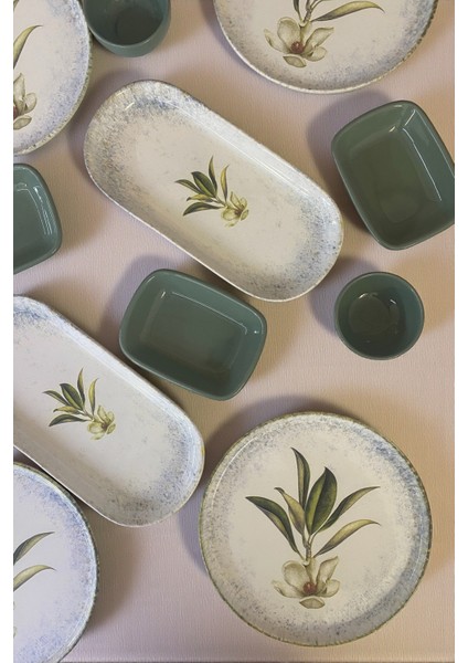 Magnolia 12 Parça 4 Kişilik Kahvaltı Takımı / Kahvaltılık Sunum Seti fiyatları