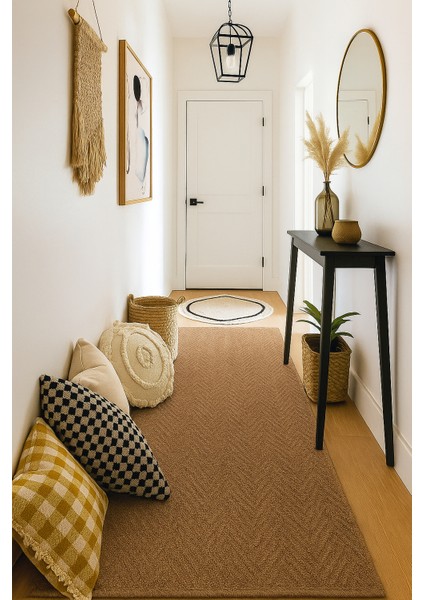 Rope Jüt Tabanlı Hasır Dokuma Örme Bohem Halı Kilim Modern Yıkanabilir Jüt Halı