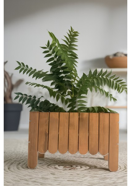 Ahşap Çiçeklik Saksılık