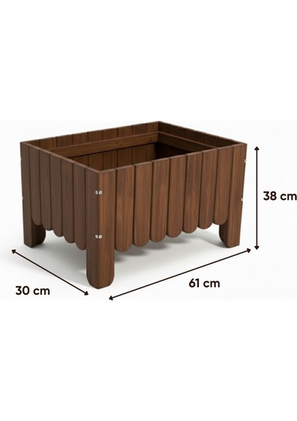 Ahşap Çiçeklik Saksılık fiyatları