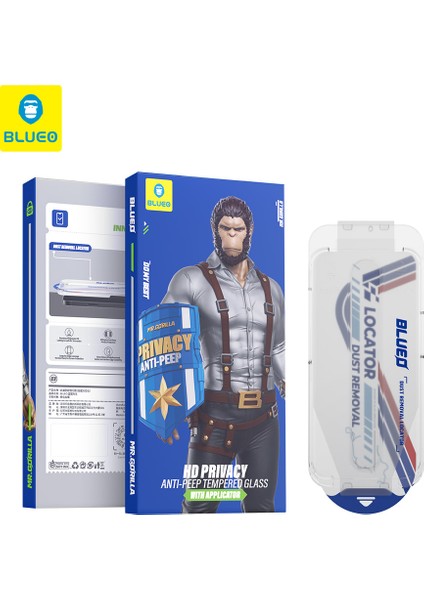 Anti-Peep Privacy iPhone 17 Air Uyumlu Hayalet Aparatlı Cam Ekran Koruyucu Göz Yormayan Hd Görüntü