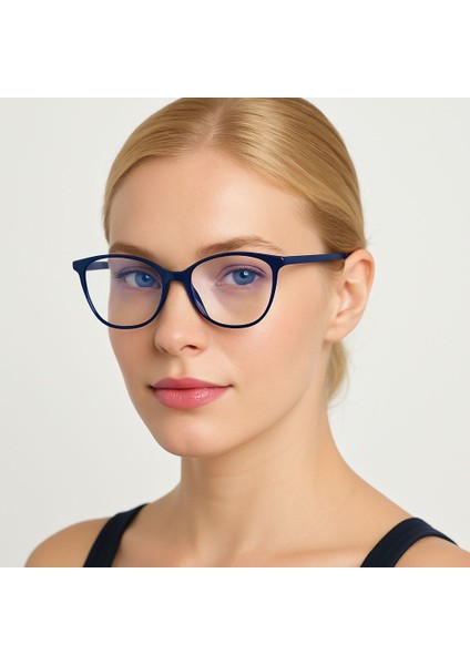 Darell Dark Blue Mavi Işık Korumalı Gözlük 8401 52-16-135