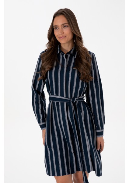 Kadın Lacivert Elbise (Dokuma) 50316604-VR033 fiyatları