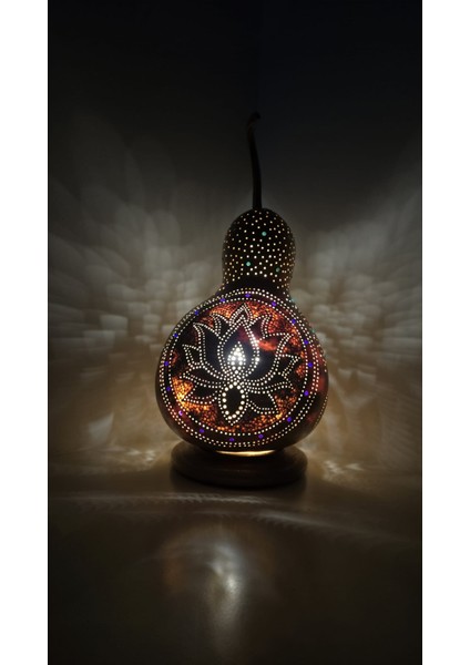 Çiğ Damlası Kabak Lamba Lotus Dekoratif Aydınlatma fiyatları