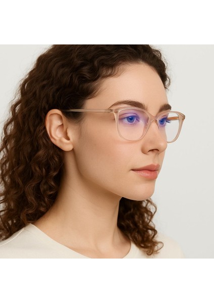 Darell Bej Mavi Işık Korumalı Gözlük 8401 52-16-135 fiyatları