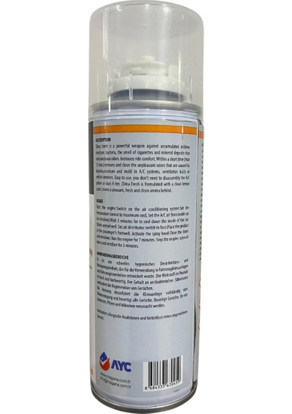 Klima Koku Giderici Sprey Lemoon (Limon Aromalı) 200 ml modelleri
