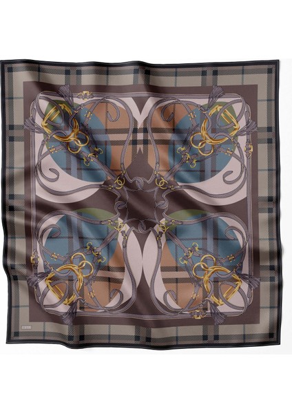 Ekose Kemer Desen Ipek Twill Eşarp 4206D01 51 fiyatları