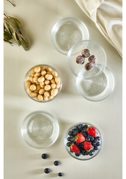 Mirano 6 Parça Cam Çerez - Sos - Lokum Mini Sunum Kasesi - 11 cm fiyatları