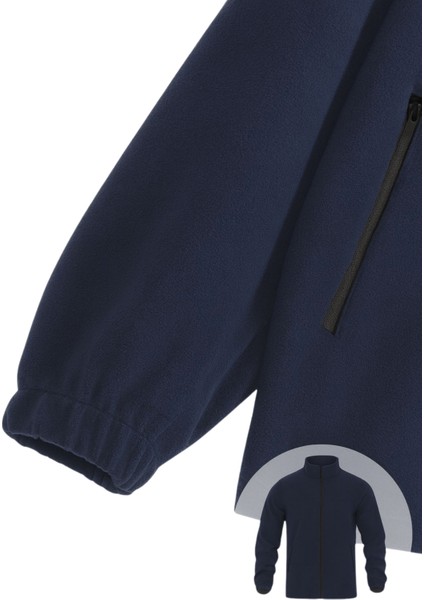 Genıus Store Erkek Polar Bato Yaka Tam Fermuarlı cepli polar Bato-Polar modelleri