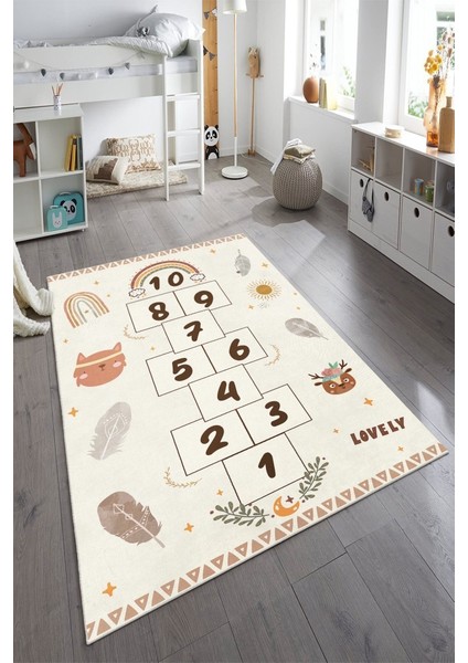 Minik Ayaklara Büyük Hayaller: Çocuk Odasına Neşe Katın Renkli Kaymaz Yıkanabilir Eğitici Halı
