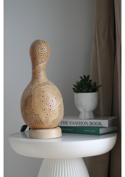 Çiğ Damlası Kabak Lamba Cherry Dekoratif Aydınlatma