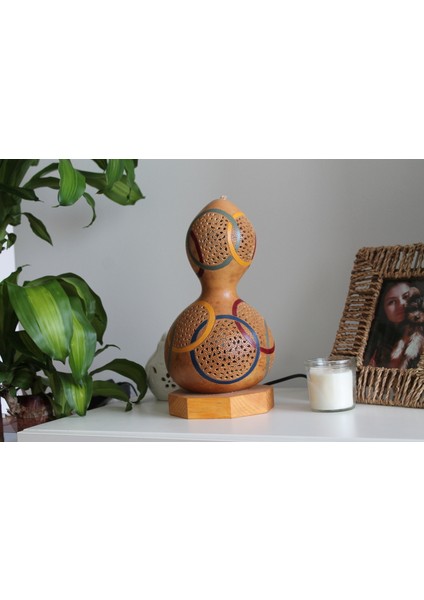 Çiğ Damlası Kabak Lamba Olimpia Dekoratif Aydınlatma