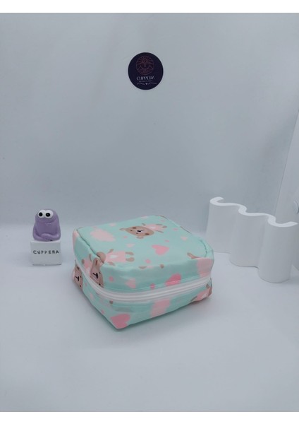 Çok Amaçlı Ped Çantası, Makyaj Çantası, Kozmetik Çantası, Toka Çantası modelleri