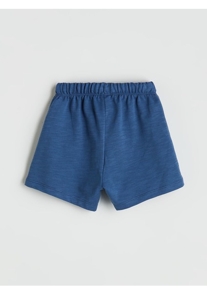 Yeni Sezon Beli Lastikli Basic Erkek Bebek Şort 2'li fırsatları