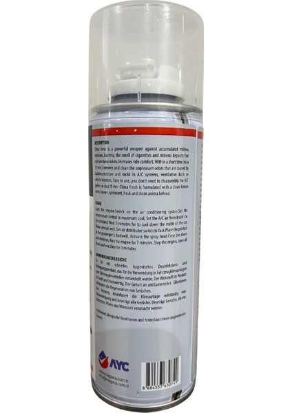 Klima Koku Giderici Sprey 200 ml fiyatları