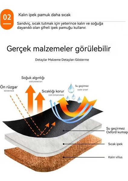 Kışlık, Motosiklet Yünlü, Isıtmalı Gidon Kılıfı (Yurt Dışından) modelleri