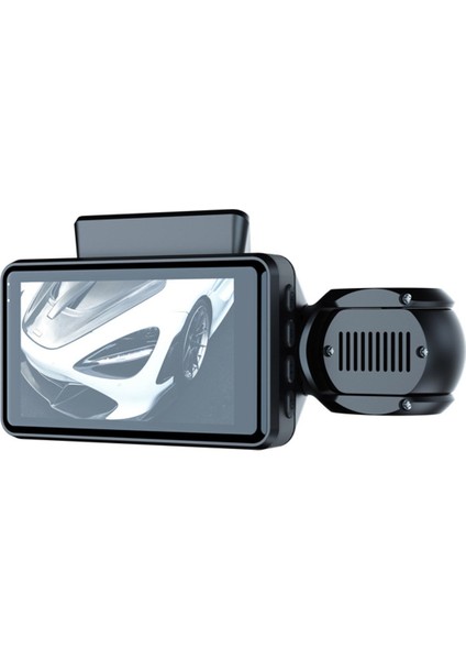 Araç Kamerası 3 Kanallı Dahili Wifi Ön ve Arka Iç Dash Kamera 1080P Üç Yönlü Kamera Ön + Iç + Kayıt DRY14 fırsatları