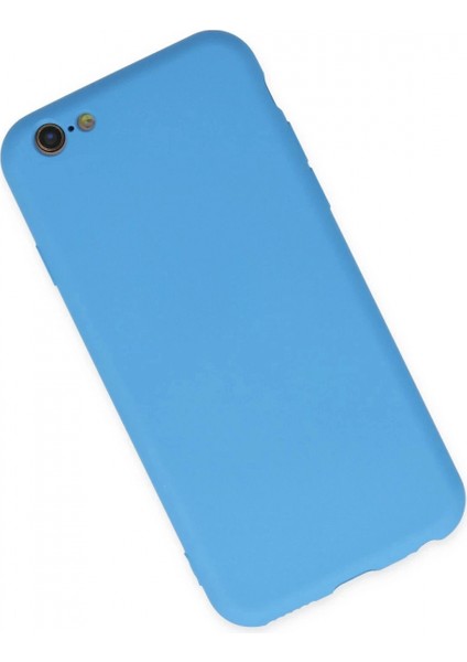 iPhone 6 Plus Kılıf Nano Içi Kadife Silikon - Mavi fiyatları