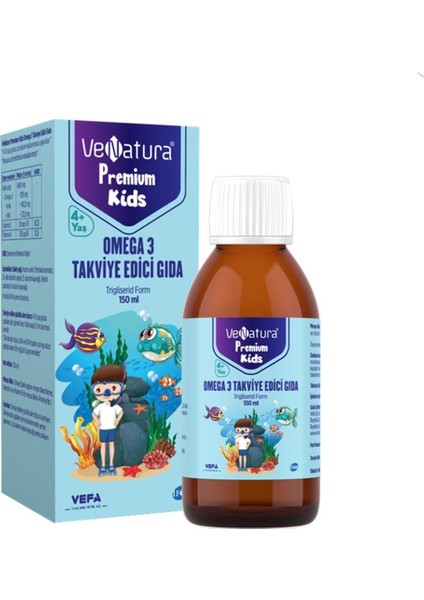 Venatura Premium Kids Omega 3 Şurup 150 ml