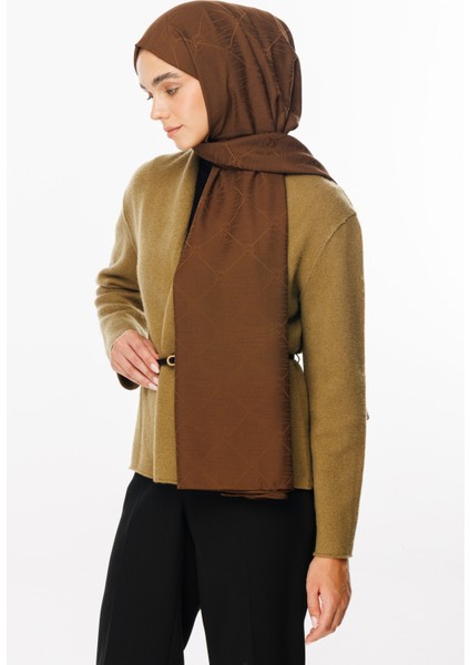 Moon Is Desen Jakar Şal indirimleri