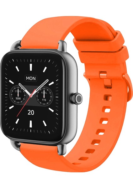 Haylou Blıng LS12 ile Uyumlu Kordon Jel Silikon Tokalı Kayış