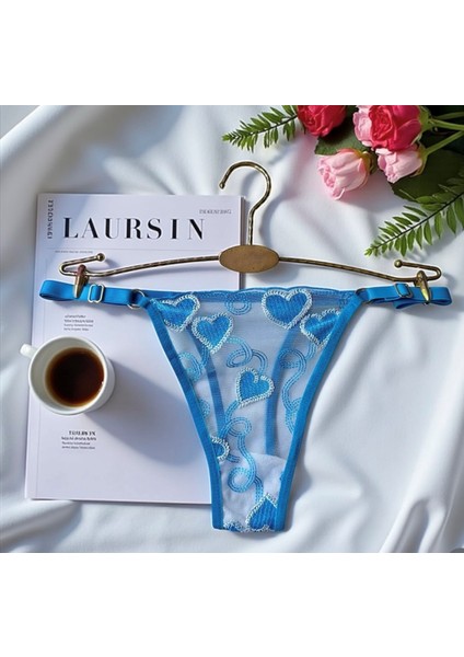 Kalpli Mavi Balenli Bralet indirimleri