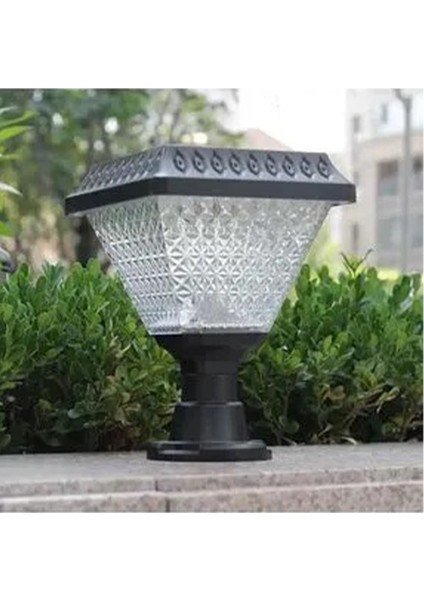 CT-7315 Solar Bahçe Set Üstü Armatür Aydınlatma Lamba Işık Beyaz 6500K 30W Dış Mekan Açık Alan Güneş Enerjili