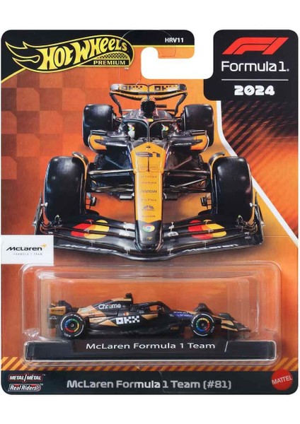 Premium Formula 1 Yarış Arabası Tekli Paket HRV11 - JBM25 Mclaren Formula 1 Team