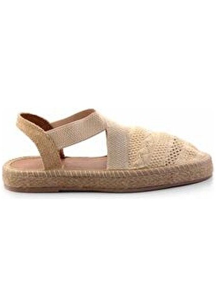 Kadın Espadril Bej Triko Düz Taban Çok Yönlü Kullanım ve Rahatlık Sunan Ayakkabı K01937050082 fiyatları