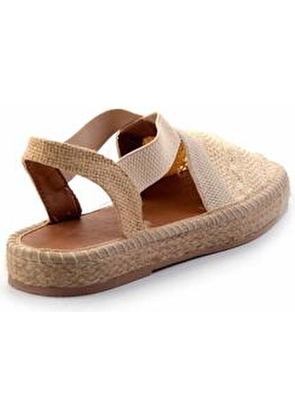 Kadın Espadril Bej Triko Düz Taban Çok Yönlü Kullanım ve Rahatlık Sunan Ayakkabı K01937050082 fırsatları